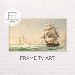 Samsung Frame TV Art | 4k Vintage Landscape Art for The Frame TV | Oil paintings | Instant Download