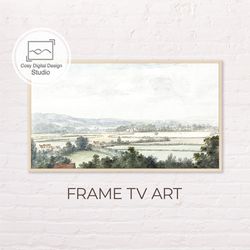 Samsung Frame TV Art | 4k Vintage Landscape Art For The Frame TV | Oil paintings | Instant Download