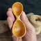 Handmade wooden measuring scoop from natural willow wood - 07