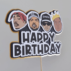 Birthday Cake Topper | Hip Hop Artist | Music | Rappers | Old School Music | Rap Music | New York Rap | Cali Music