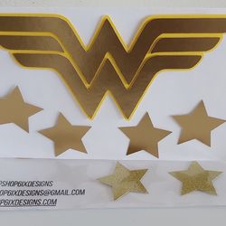 Wonder Woman Cake Topper | Superhero Birthday | Superhero Party | Cake Decoration | Cake Toppers for Kids | Gifts
