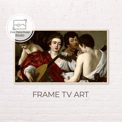 Samsung Frame TV Art | 4k Caravaggio Vintage Art for Frame TV | Oil paintings | Instant Download