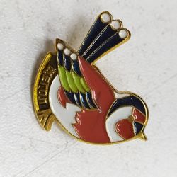 USSR bird metal badge, rare badge, collectible, decoration, vintage decoration