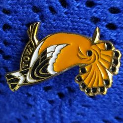 antiques, antique badges, vintage badges, ussr, ussr jewelry, bird brooch, vintage badge, bird badge, soviet badge