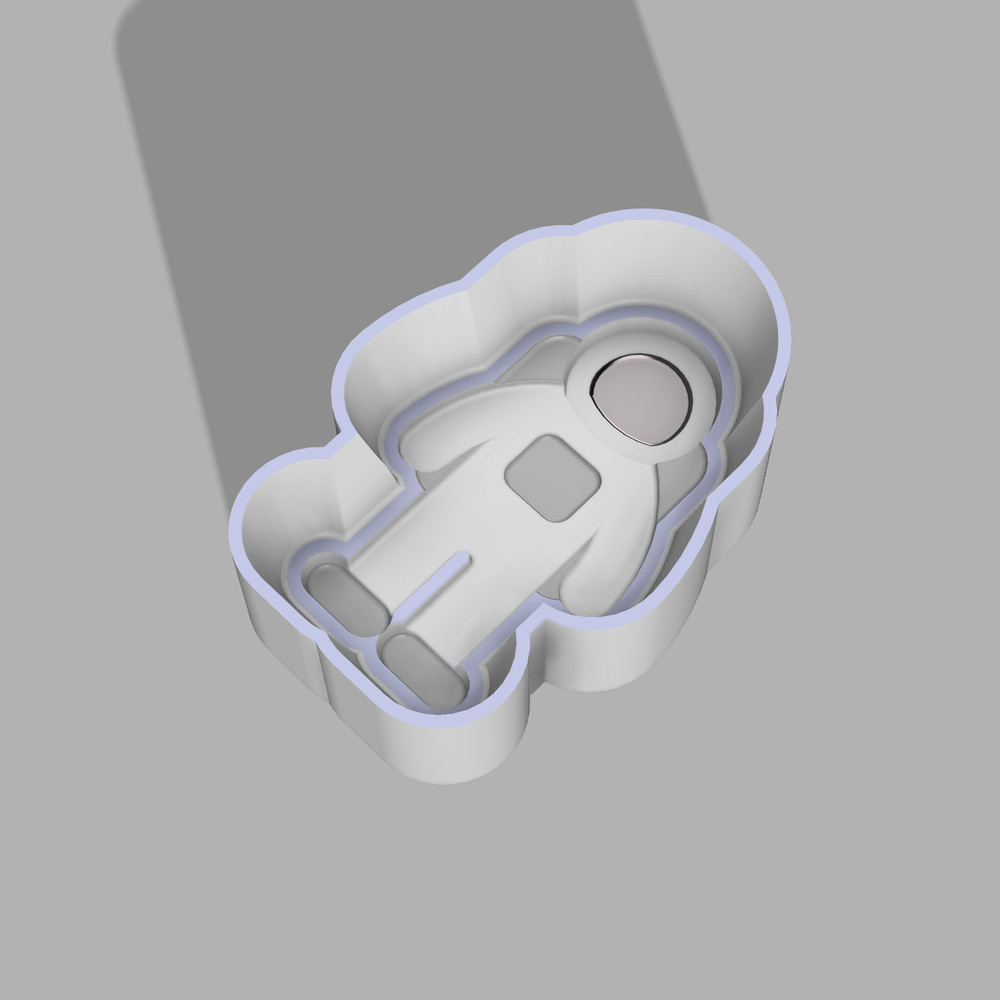 Astronaut Bath Bomb 3d printing File