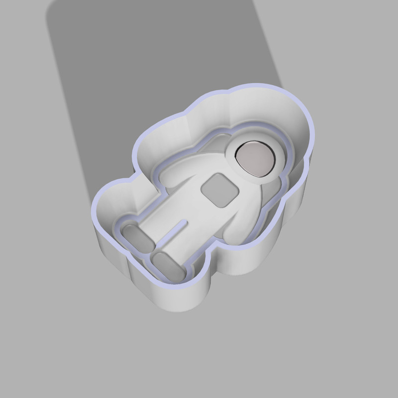 Astronaut Bath Bomb 3d printing File