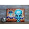 Alien Painting Space Original Art UFO Artwork Fantasy Wall Art Oil Canvas (2)_4.jpg