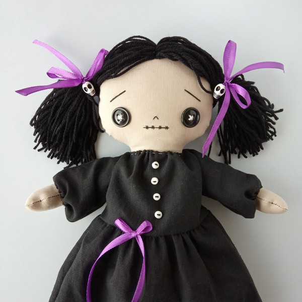 handmade-goth-doll-with-purple-ribbons-2