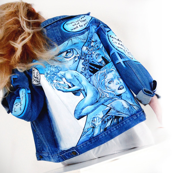 hand painted women jacket-jean jacket-denim jacket-girl clothing-designer art-wearable art-custom clothes-8.jpg