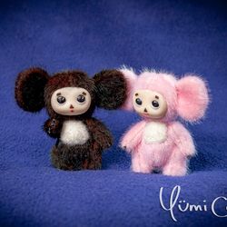 Mini Teddy Bear Cheburashka Blythe friends by Yumi Camui