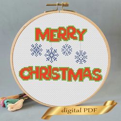 Christmas pattern cross stitch DIY, easy embroidery designs