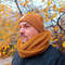 Handknit mens infinity warm wool scarf men neckwarmer Unisex scarf Knit neckwarmer Handknit Snood