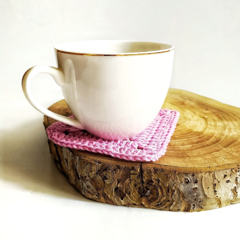 Granny’s coasters Crochet pattern pdf Mug coaster pdf digital file