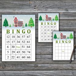 Merry Christmas bingo game card,Christmas bingo game card,Christmas Bingo Printable,Holiday Bingo,INSTANT DOWNLOAD--68