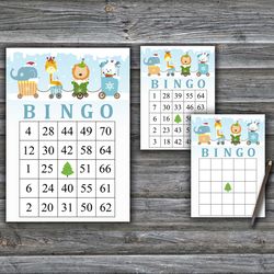 Animals train bingo game card,Christmas bingo game card,Christmas Bingo Printable,Holiday Bingo,INSTANT DOWNLOAD--76