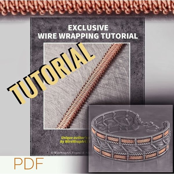 Wire wrapping PDF tutorial Digital download Wire weave pattern (4).jpeg