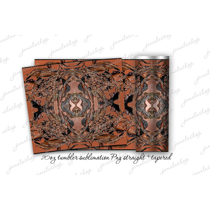 tooled leather tumbler wrap digital