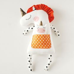 Unicorn doll with baby. Sewing pattern and tutorial PDF