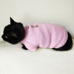 Sweater for cat pet small dog Knit cat clothes Warm pet clothes Pet sweater Outfits for cats Dog sweater Sphinx clothes