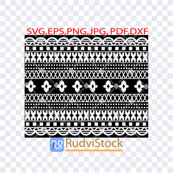 Fiji Pattern Border Fijian seamless pattern border - Inspire Uplift