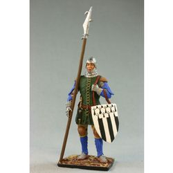 Painted Collectible Tin Toy Soldier 54 mm knight miniature figures Middle Ages Medieval