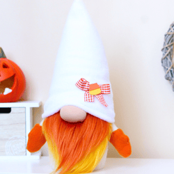 Candy corn Gnome / halloween decor