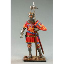 Painted Collectible Tin Toy Soldier 54 mm knight miniature figures Middle Ages Medieval. Henry Grosmont. England