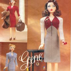 PDF Copy Vintage Vogue 7327 Patterns Clothes for Gene Doll and Fashion Dolls 15 inch