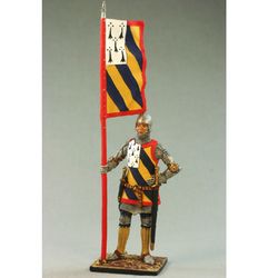 Painted Collectible Tin Toy Soldier 54 mm knight miniature figures Middle Ages Medieval. Jean de Montagu