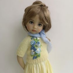 (Pre-order for Kathy) Little Darling doll cardigan and skirt