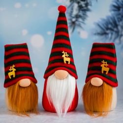 christmas gnomes, scandinavian christmas decorations, hygge decor, winter gnomes, sweden gnome