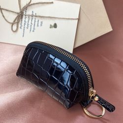 Womens Small Wallets  Crocodile Embossed Coin Purse Super Gift
