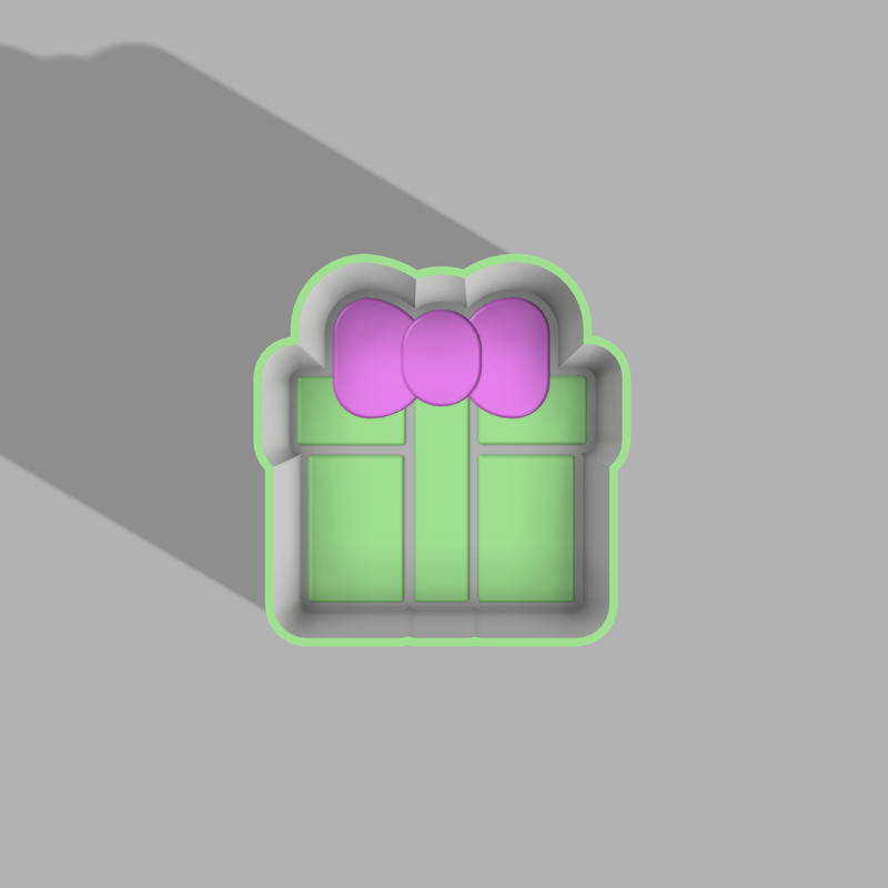 Gift One-piece Bath Bomb Mold STL File