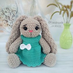 Amigurumi pattern bunny - Crochet bunny rabbit pattern - Plush toys pattern - English PDF pattern