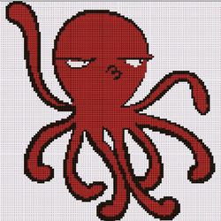 Octopus Cross Stitch Pattern pdf for Beginners