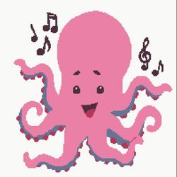 Octopus Cross Stitch Pattern pdf