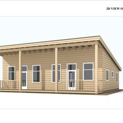 39' x 37' Twin house plan set