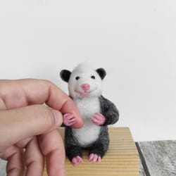 needle felted possum toy /possum ornament/needle felted animals