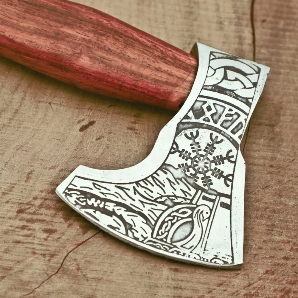 HandForgedDamascusSteelTomahawkVikingAxenowjpeg