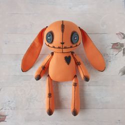Halloween Bunny Handmade - Creepy Stuffed Animal