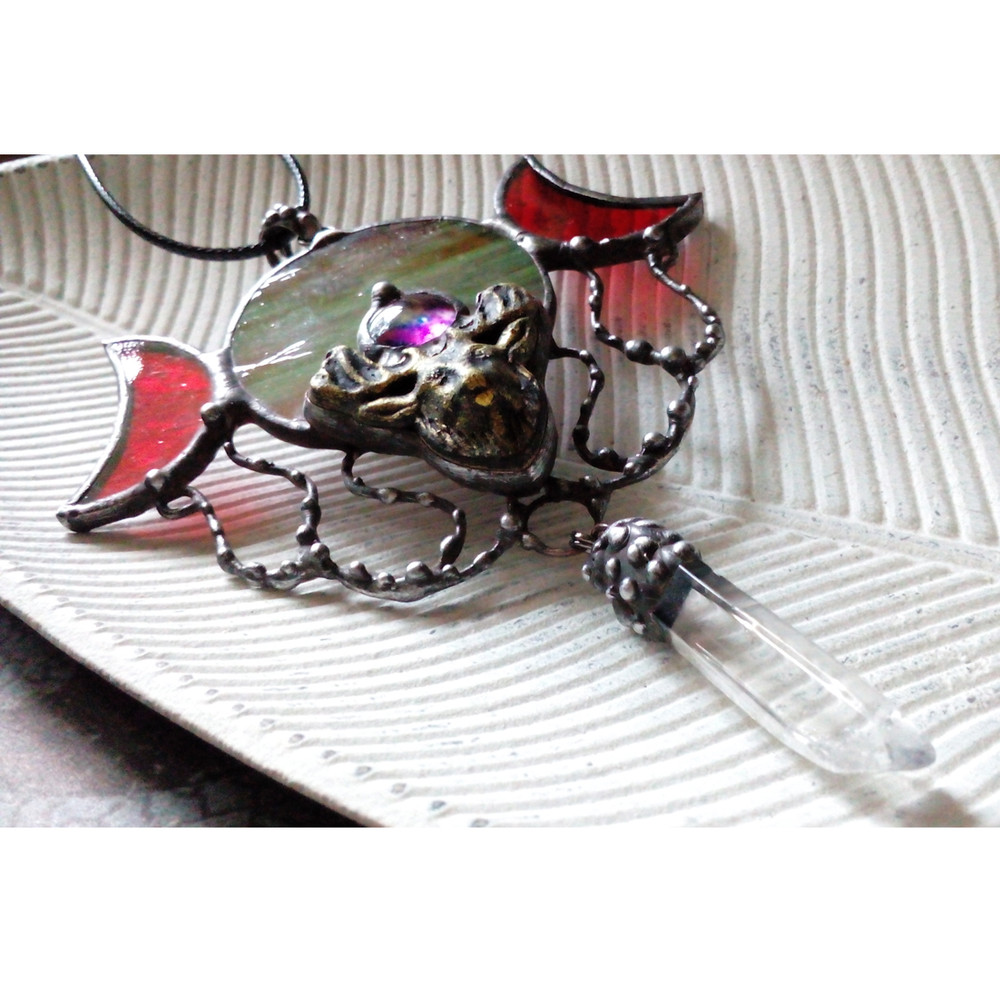 Deer-antler-jewelry-Deer-head-necklace-Triple-moon-crescent-deer, (6).jpg