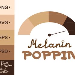 Melanin Poppin PNG, SVG, Melanin Art, Melanin Magic, Women t-shirt print
