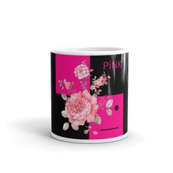 Pink-Black Coffee Mug