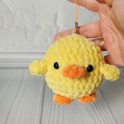 Cute duck keychain