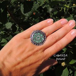 colorful mandala mandala painting colorful painting colorful ring mandala ring dot painting hand painted mandala ethnic
