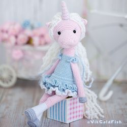 Amigurumi Toy Pattern - Crochet Unicorn Pattern - Crochet English PDF Pattern