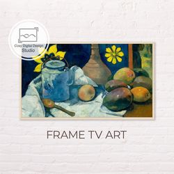 Samsung Frame TV Art | 4k Paul Gauguin Vintage Still Life Art For The Frame TV | Oil paintings | Instant Download