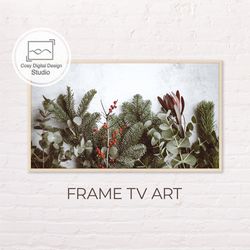 Samsung Frame TV Art | 4k Merry Christmas Tree Decor Cmposition Art for Frame TV | Digital Art Frame TV