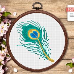 The Feathers Cross Stitch Pattern, Feather Cross Stitch Pattern, Folklore Cross Stitch Pattern