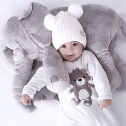 Plush Elephant Pillow